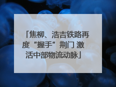 焦柳、浩吉铁路再度“握手”荆门 激活中部物流动脉