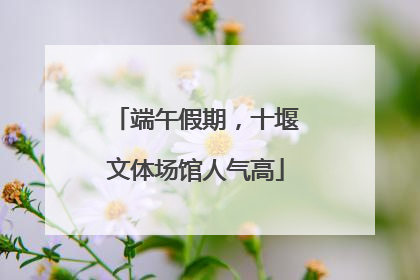 端午假期，十堰文体场馆人气高