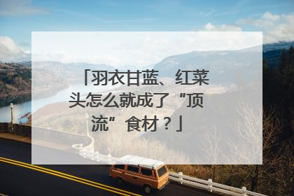 羽衣甘蓝、红菜头怎么就成了“顶流”食材？