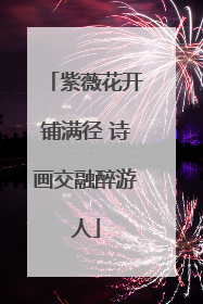 紫薇花开铺满径 诗画交融醉游人
