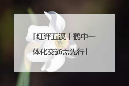 红评五溪丨鹤中一体化交通需先行