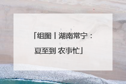 组图丨湖南常宁：夏至到 农事忙