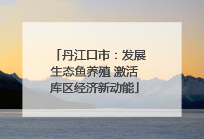 丹江口市：发展生态鱼养殖 激活库区经济新动能