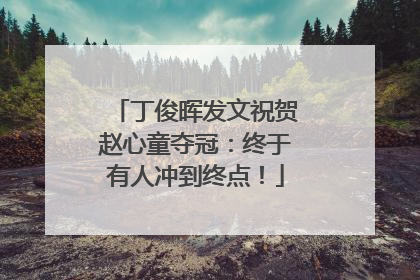 丁俊晖发文祝贺赵心童夺冠：终于有人冲到终点！