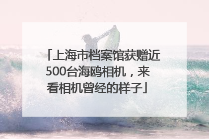 上海市档案馆获赠近500台海鸥相机，来看相机曾经的样子
