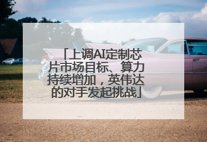 上调AI定制芯片市场目标、算力持续增加，英伟达的对手发起挑战