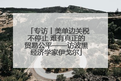专访丨美单边关税不停止 难有真正的贸易公平——访波黑经济学家伊戈尔
