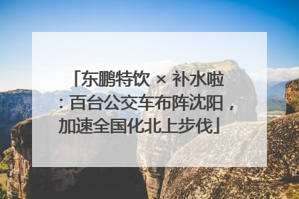 东鹏特饮 × 补水啦：百台公交车布阵沈阳，加速全国化北上步伐