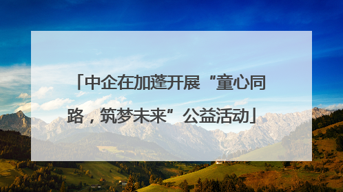 中企在加蓬开展“童心同路，筑梦未来”公益活动
