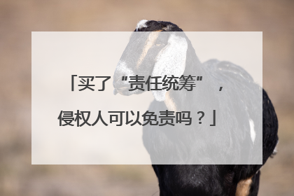 买了“责任统筹”，侵权人可以免责吗？