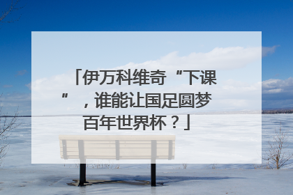 伊万科维奇“下课”，谁能让国足圆梦百年世界杯？