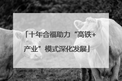 十年合福助力“高铁+产业”模式深化发展