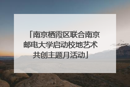 南京栖霞区联合南京邮电大学启动校地艺术共创主题月活动