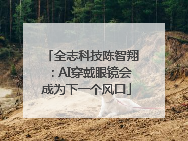 全志科技陈智翔：AI穿戴眼镜会成为下一个风口