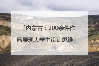 内蒙古：200余件作品展现大学生设计思维