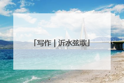 写作｜沂水弦歌
