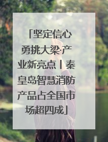坚定信心 勇挑大梁·产业新亮点丨秦皇岛智慧消防产品占全国市场超四成
