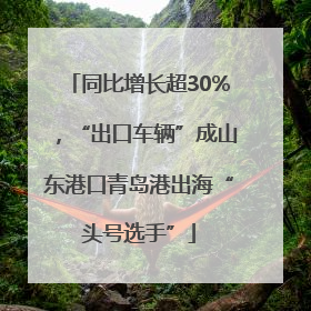 同比增长超30%，“出口车辆”成山东港口青岛港出海“头号选手”