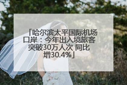 哈尔滨太平国际机场口岸：今年出入境旅客突破30万人次 同比增30.4%