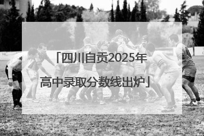 四川自贡2025年高中录取分数线出炉