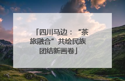 四川马边：“茶旅融合”共绘民族团结新画卷