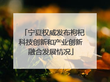 宁夏权威发布枸杞科技创新和产业创新融合发展情况
