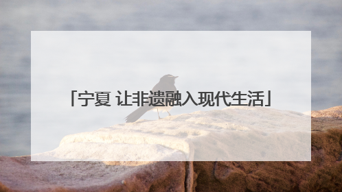 宁夏 让非遗融入现代生活
