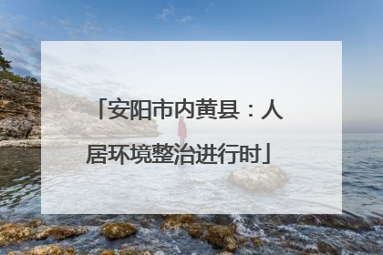 安阳市内黄县：人居环境整治进行时