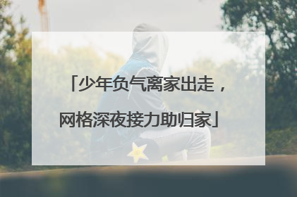 少年负气离家出走，网格深夜接力助归家