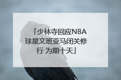 少林寺回应NBA球星文班亚马闭关修行 为期十天