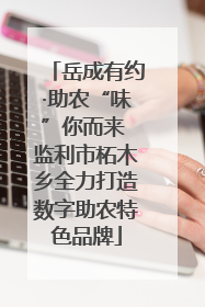 岳成有约·助农“味”你而来 监利市柘木乡全力打造数字助农特色品牌