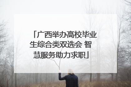 广西举办高校毕业生综合类双选会 智慧服务助力求职