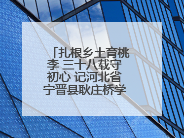 扎根乡土育桃李 三十八载守初心 记河北省宁晋县耿庄桥学区教师张志涛