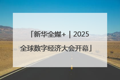 新华全媒+｜2025全球数字经济大会开幕