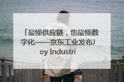 最懂供应链，也最懂数字化——京东工业发布Joy Industrial 重塑工业未来