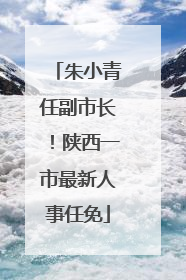 朱小青任副市长！陕西一市最新人事任免