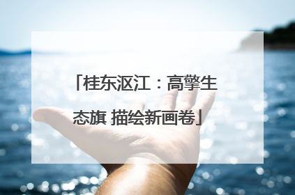桂东沤江：高擎生态旗 描绘新画卷