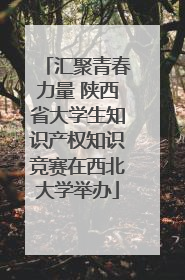 汇聚青春力量 陕西省大学生知识产权知识竞赛在西北大学举办