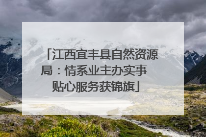 江西宜丰县自然资源局：情系业主办实事 贴心服务获锦旗