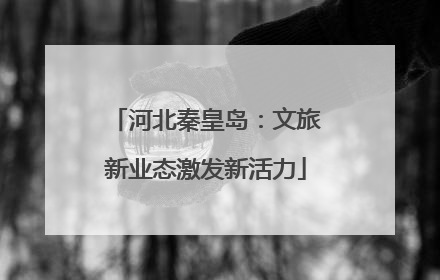 河北秦皇岛：文旅新业态激发新活力