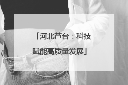 河北芦台：科技赋能高质量发展