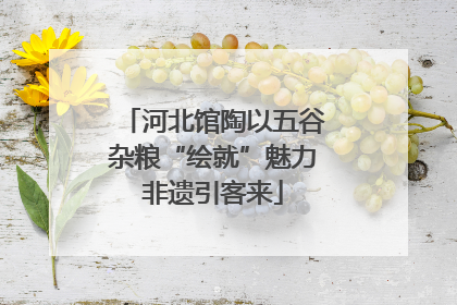河北馆陶以五谷杂粮“绘就”魅力非遗引客来