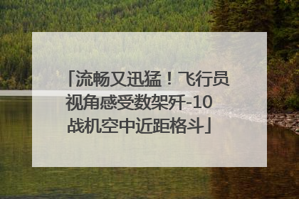 流畅又迅猛！飞行员视角感受数架歼-10战机空中近距格斗