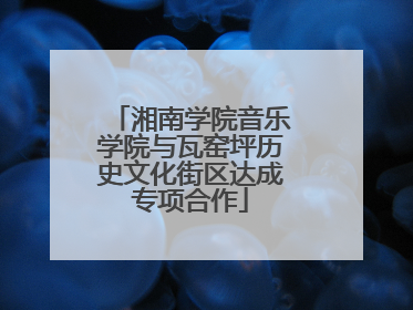 湘南学院音乐学院与瓦窑坪历史文化街区达成专项合作
