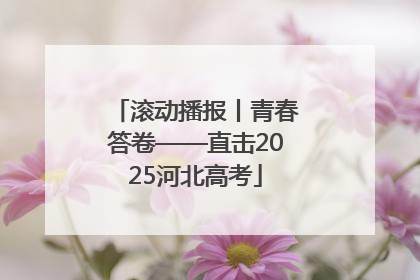 滚动播报丨青春答卷——直击2025河北高考