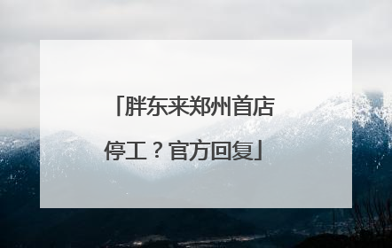 胖东来郑州首店停工？官方回复
