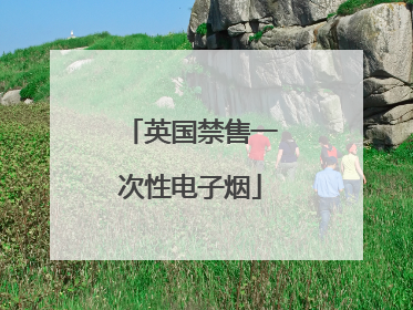 英国禁售一次性电子烟