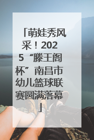 萌娃秀风采！2025“滕王阁杯”南昌市幼儿篮球联赛圆满落幕