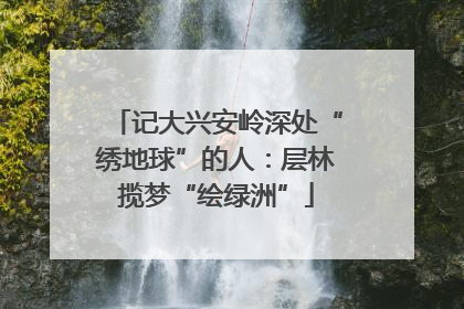 记大兴安岭深处“绣地球”的人：层林揽梦“绘绿洲”