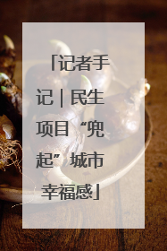 记者手记｜民生项目“兜起”城市幸福感